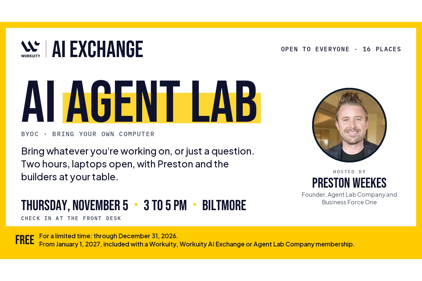 AI Agent Lab: Bring Whatever You're Working On